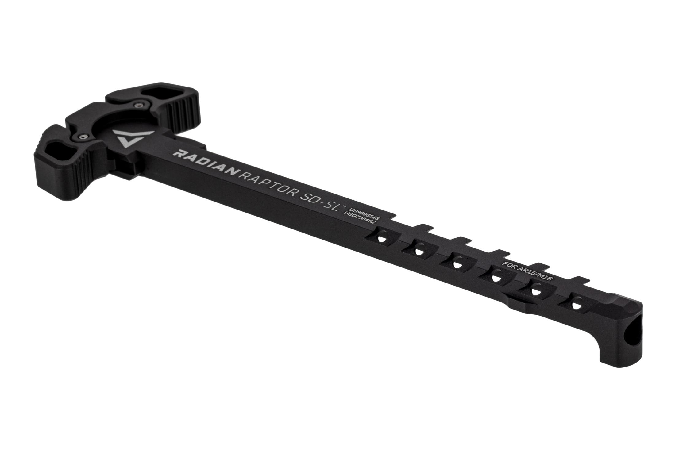 Radian Raptor Slim Line SD Vented Ambidextrous AR-15 Charging Handle - Black
